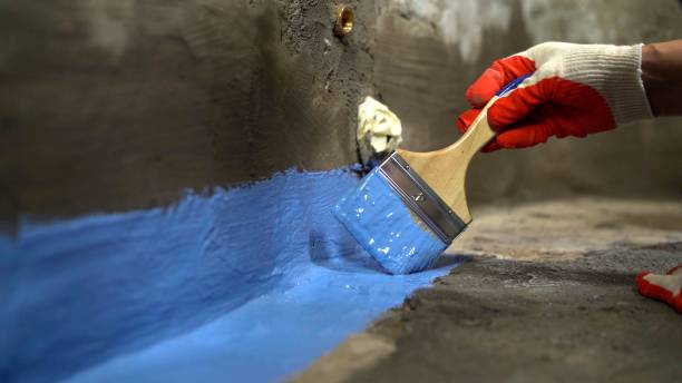Commercial Waterproofing project at a Leeds, AL business property by SJ Waterproofing Pros